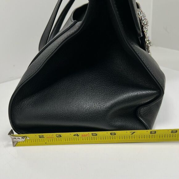 Gucci Totem Large Back Black Butterfly Bijou Hand Shoulder Leather Bag - Picture 13 of 15